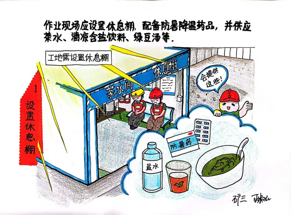 高溫來襲！這組“解暑”漫畫海報快收好→