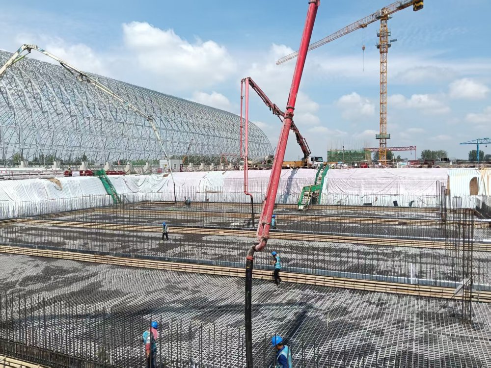 陜煤建設(shè)韓城分公司土建十六項目部：30小時連續(xù)奮戰(zhàn)完成3433立方米混凝土澆筑