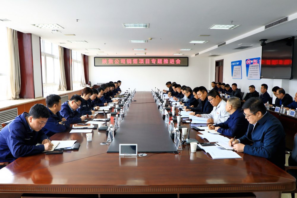 趙敬凱到陜焦公司參加銅箔項目推進會