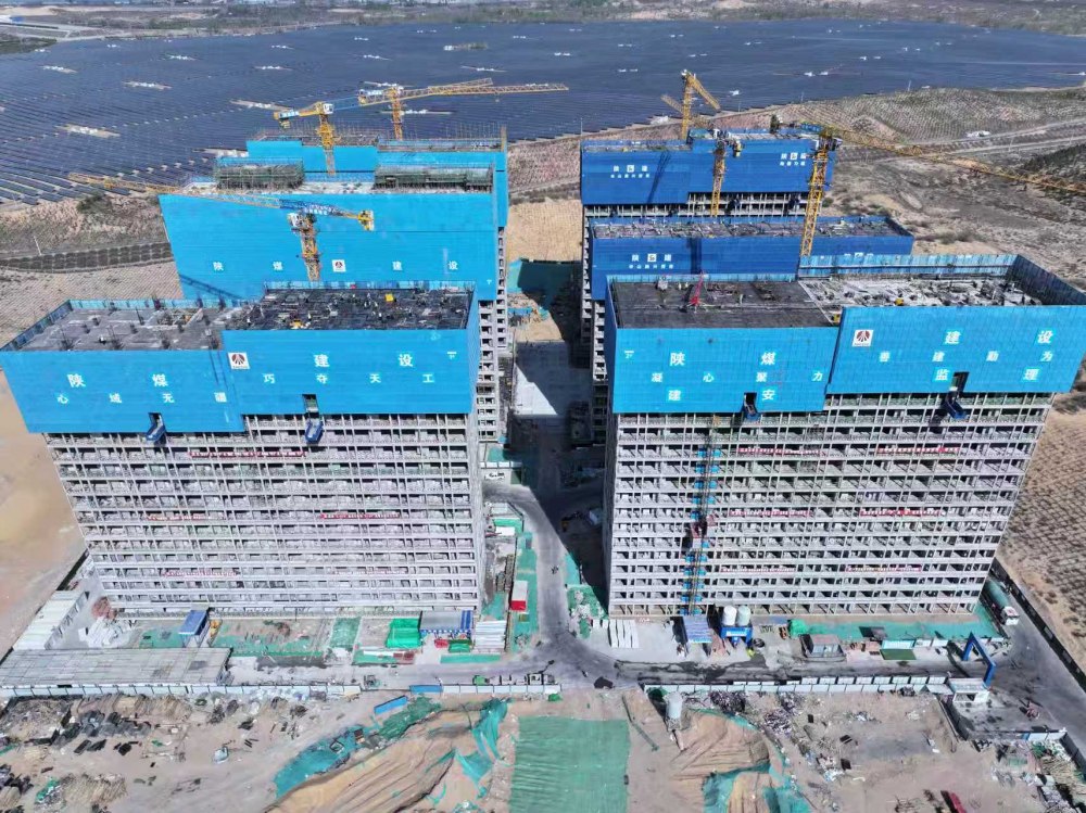 榆林化學倒班宿舍2#樓提前封頂，開啟項目交付新征程